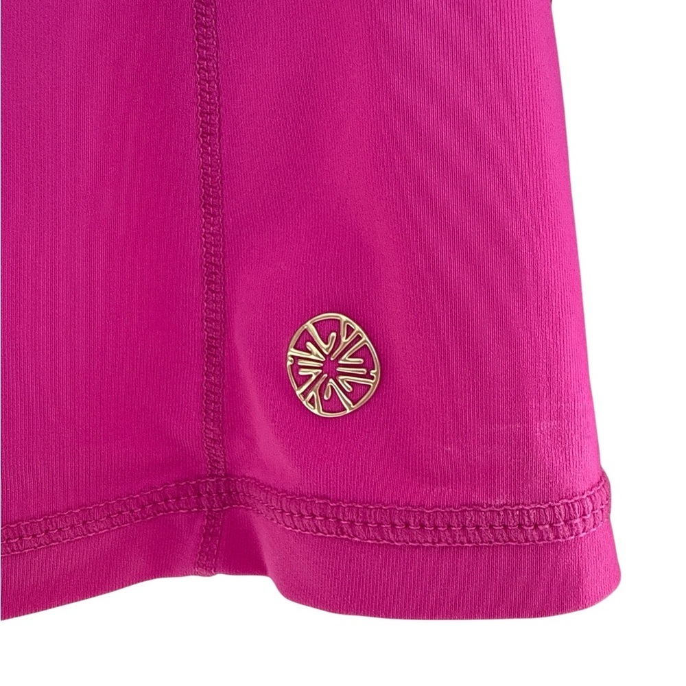 Lilly Pulitzer Hot Pink Quarter-Zip Long Sleeve Top - Picture 5 of 7